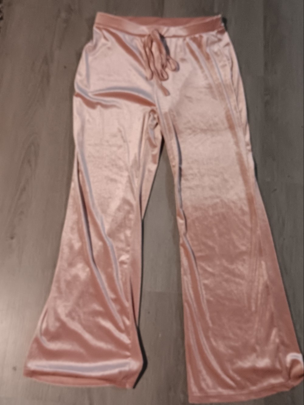 Soft Blush Velvet Pants